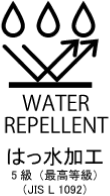 撥水加工の画像
