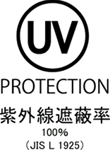 紫外線遮蔽率の画像