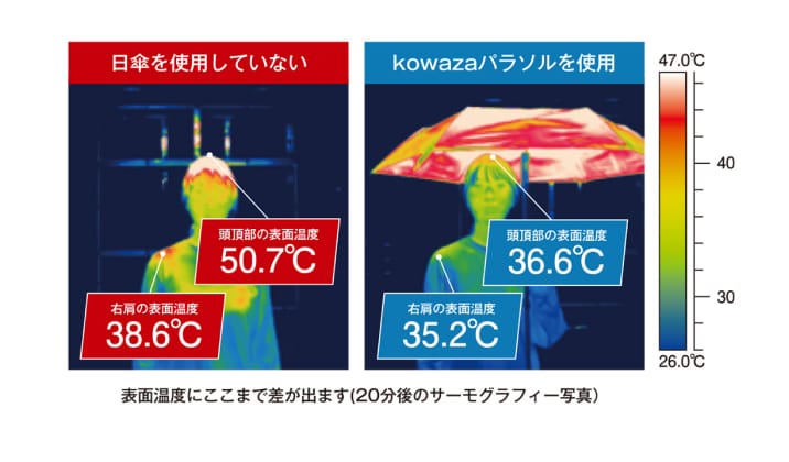 表面温度の画像