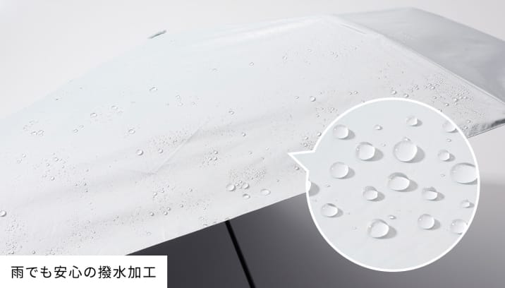 撥水加工の画像