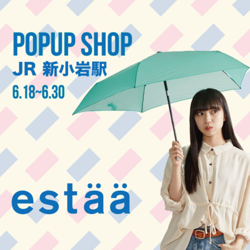 JR新小岩エキナカにてPOPUP Shop開催！