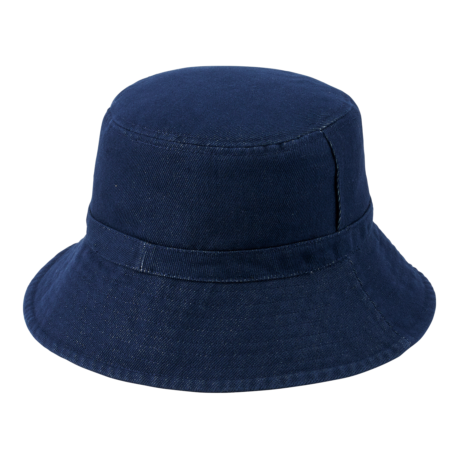 デニム バケットハット ネイビーブルー