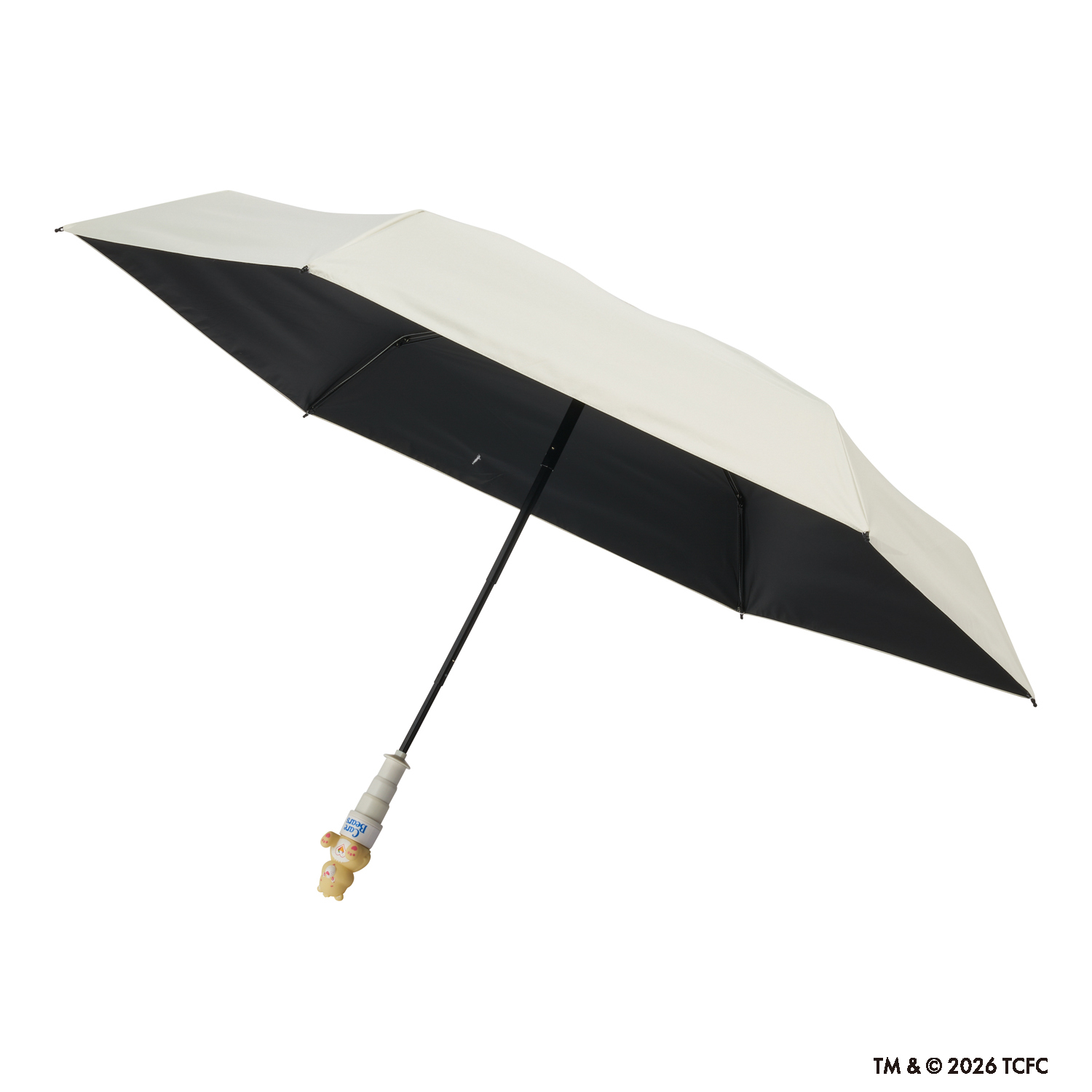 CBパラ快適収納グリップ スパークルハート オフホワイト